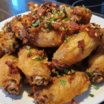 Crispy Garlic Bacon Chicken Wings — chef-tested restaurant-quality photo