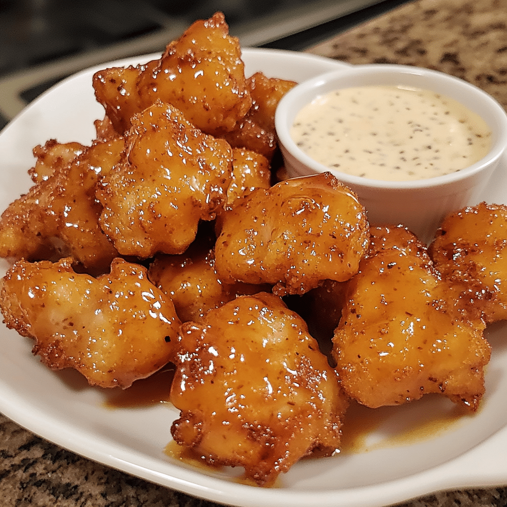 Crispy Honey Garlic Chicken Bites with Tangy Dip — chef-tested restaurant-quality photo