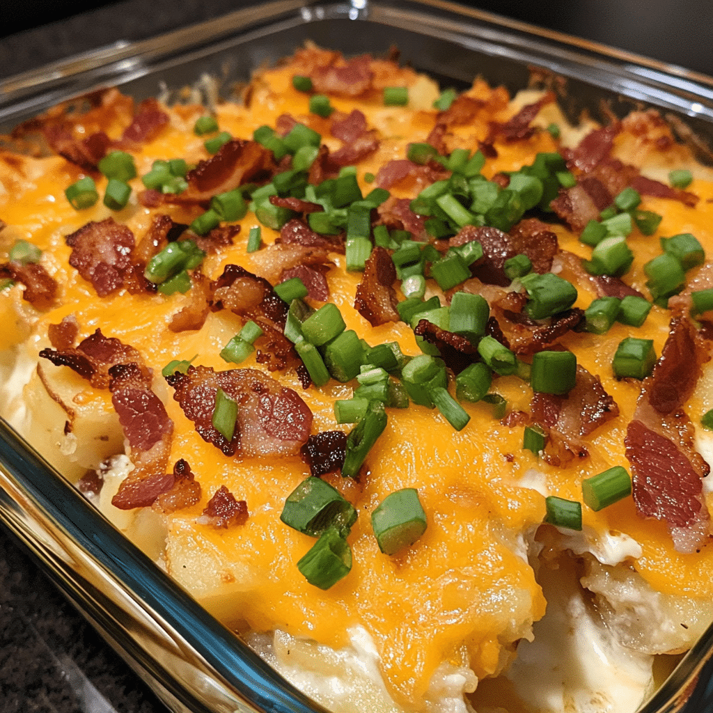 Loaded Baked Potato Casserole with Crispy Bacon — chef-tested restaurant-quality photo