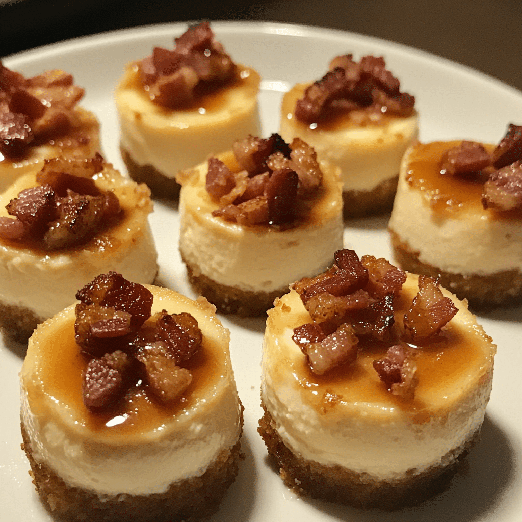 How to make Maple Bacon Cheesecake Bites — key cooking step