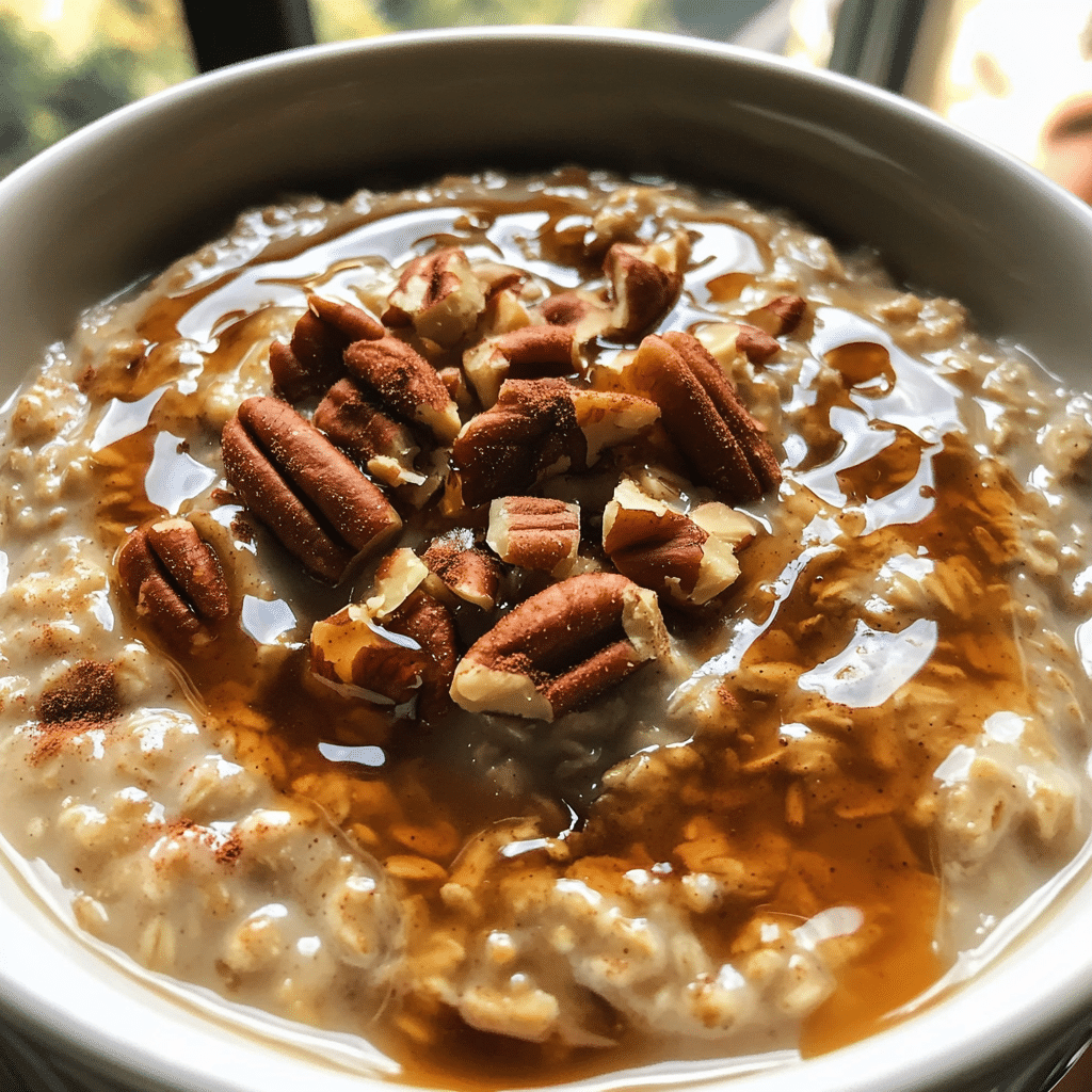 Maple Pecan Overnight Oats with Cinnamon Swirl — chef-tested restaurant-quality photo