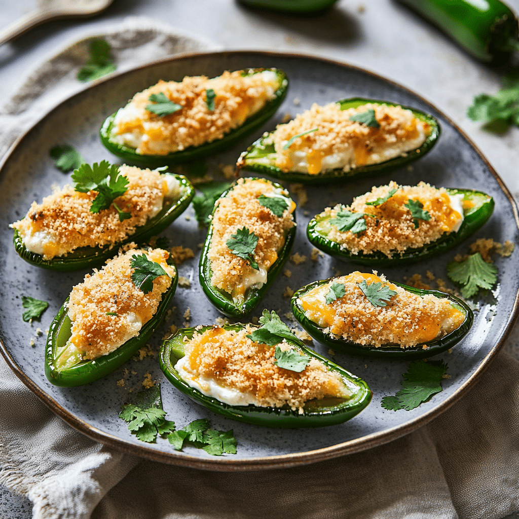 Savory Cheese-Stuffed Jalapeño Poppers for Parties — chef-tested restaurant-quality photo