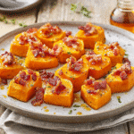 How to make Savory Maple Bacon Sweet Potato Bites — key cooking step