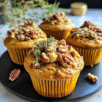 How to make Savory Maple Pecan Pumpkin Muffins — key cooking step