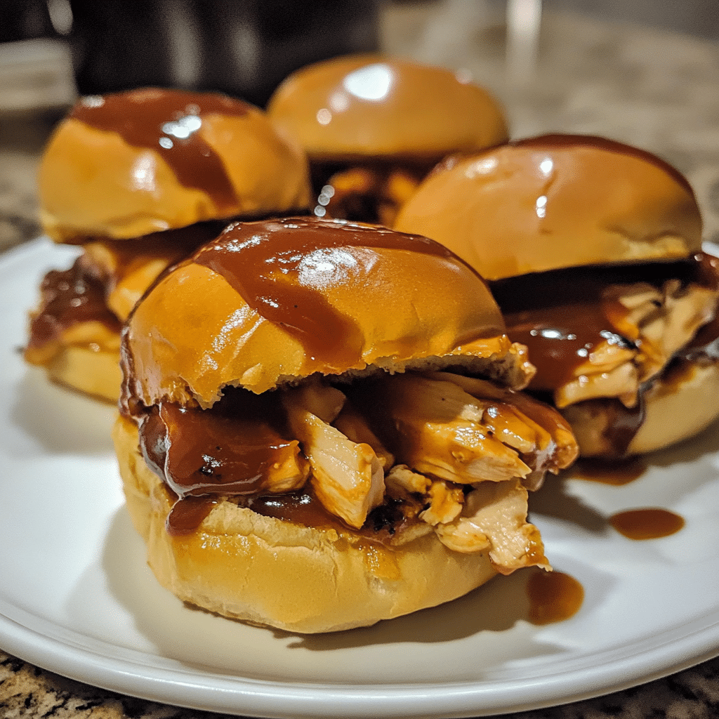 Smoky Bourbon BBQ Chicken Sliders — chef-tested restaurant-quality photo