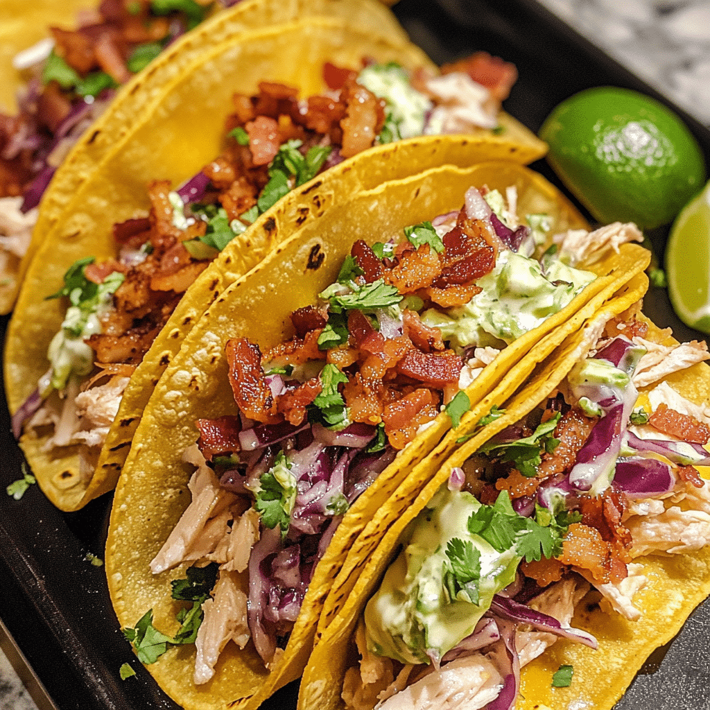 Smoky Chipotle Street Tacos with Crispy Bacon Slaw — chef-tested restaurant-quality photo