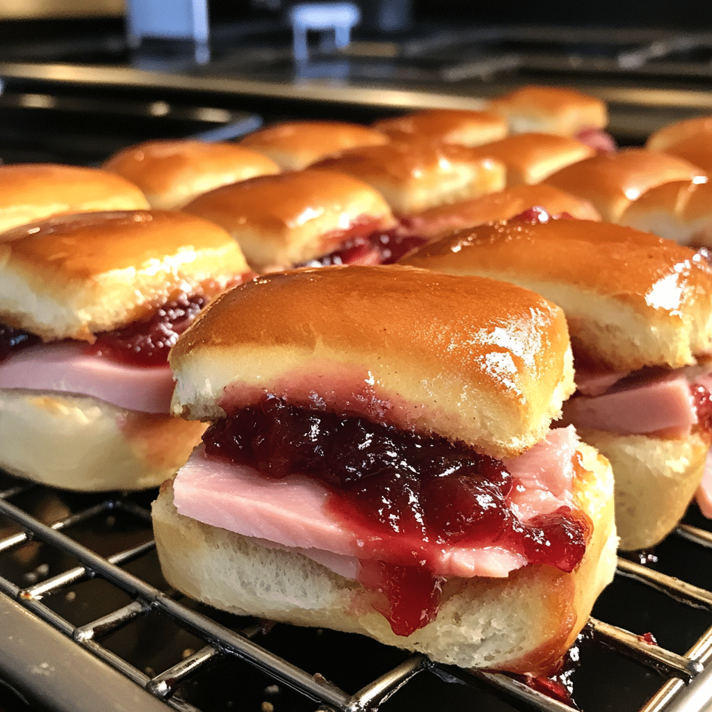 Spiced Cranberry Glazed Ham Sliders — chef-tested restaurant-quality photo