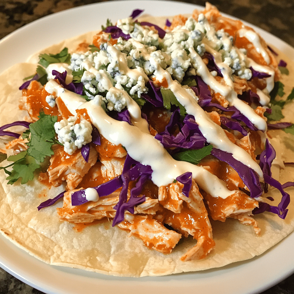 How to make Spicy Buffalo Chicken Street Tacos — key cooking step