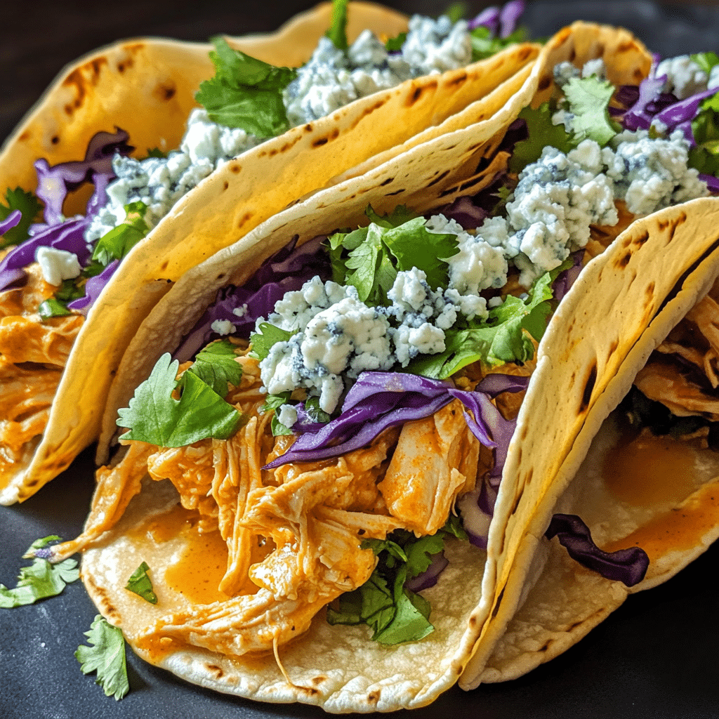 Spicy Buffalo Chicken Street Tacos — chef-tested restaurant-quality photo