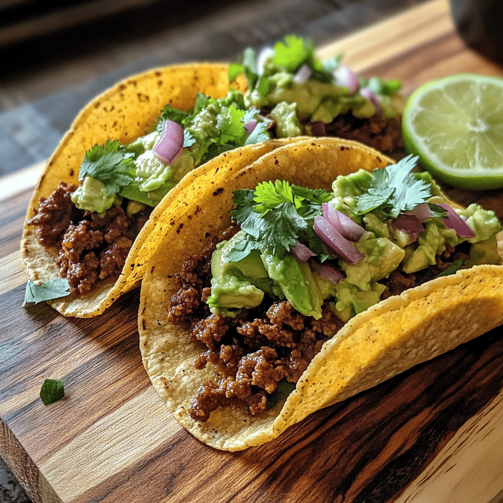 How to make Spicy Tamarind Street Tacos with Avocado Salsa — key cooking step