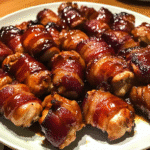 How to make Sweet Heat BBQ Bacon-Wrapped Chicken Bites — key cooking step