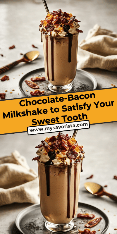 Chocolate-Bacon Milkshake to Satisfy Your Sweet Tooth