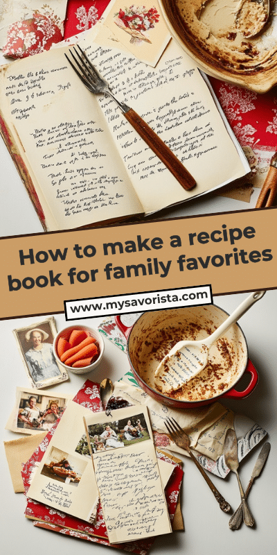 How to make a recipe book for family favorites