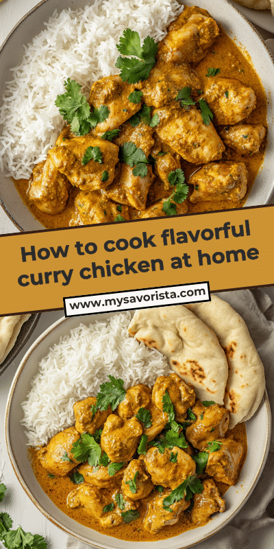 How to cook flavorful curry chicken at home