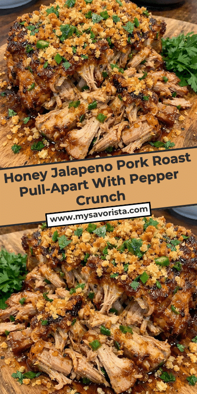 Honey Jalapeno Pork Roast Pull-Apart With Pepper Crunch
