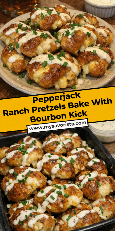 Pepperjack Ranch Pretzels Bake With Bourbon Kick