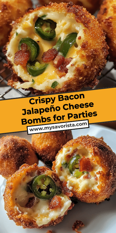 Crispy Bacon Jalapeño Cheese Bombs for Parties