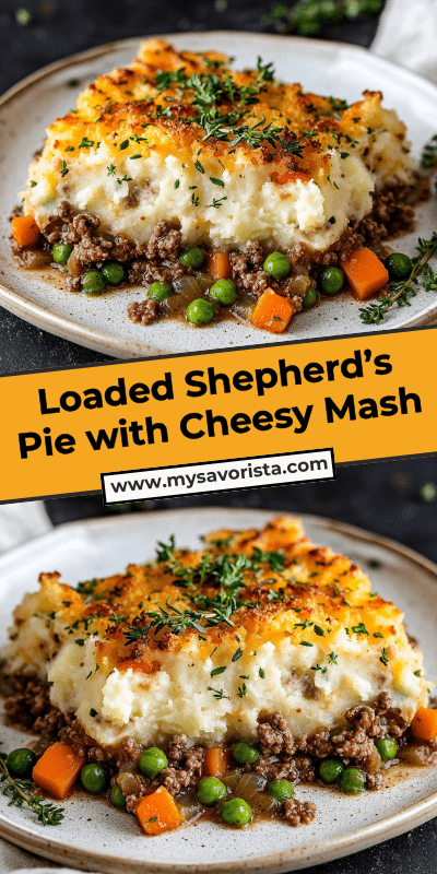 Loaded Shepherd’s Pie with Cheesy Mash