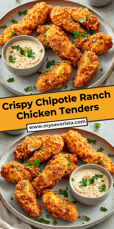 Crispy Chipotle Ranch Chicken Tenders