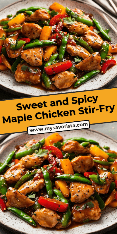 Sweet and Spicy Maple Chicken Stir-Fry