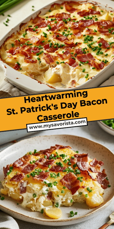 Heartwarming St. Patrick's Day Bacon Casserole