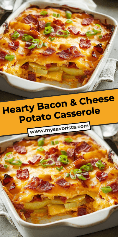 Hearty Bacon & Cheese Potato Casserole