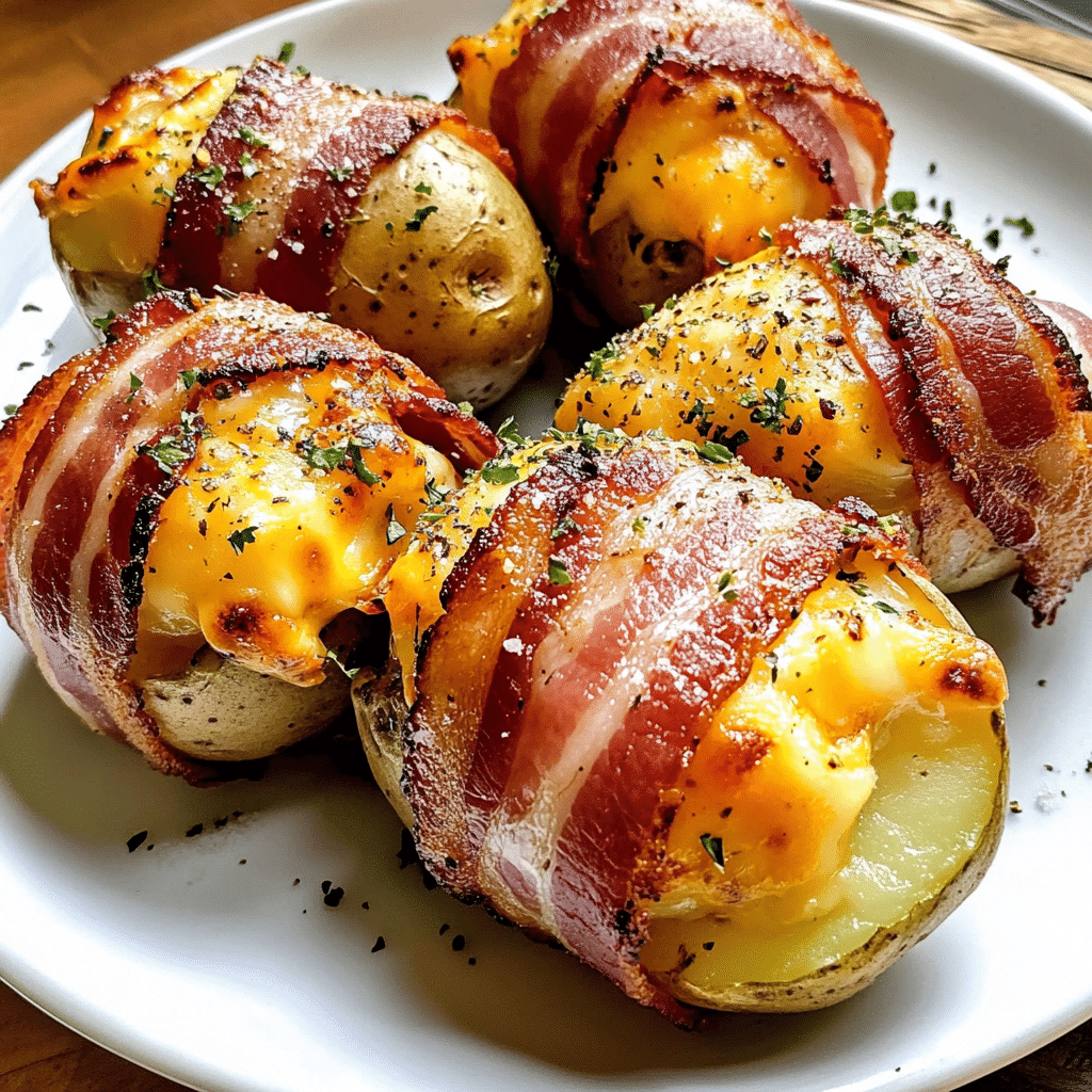 Bacon-Wrapped St. Paddy’s Potato Bombs with Irish Cheddar — chef-tested restaurant-quality photo