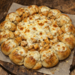 Baked Butter Chicken Alfredo Knot Pizza With Mozzarella Kick — chef-tested restaurant-quality photo