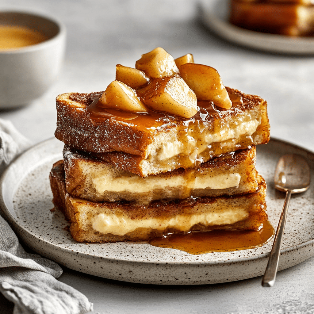 Caramel Apple Cheesecake Stuffed French Toast Delight — chef-tested restaurant-quality photo