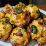 How to make cheesy bacon jalapeno pretzel bites party pleasers — key cooking step