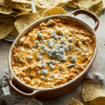How to make Cottage Cheese Buffalo Chicken Dip for Game Day Snacks — key cooking step