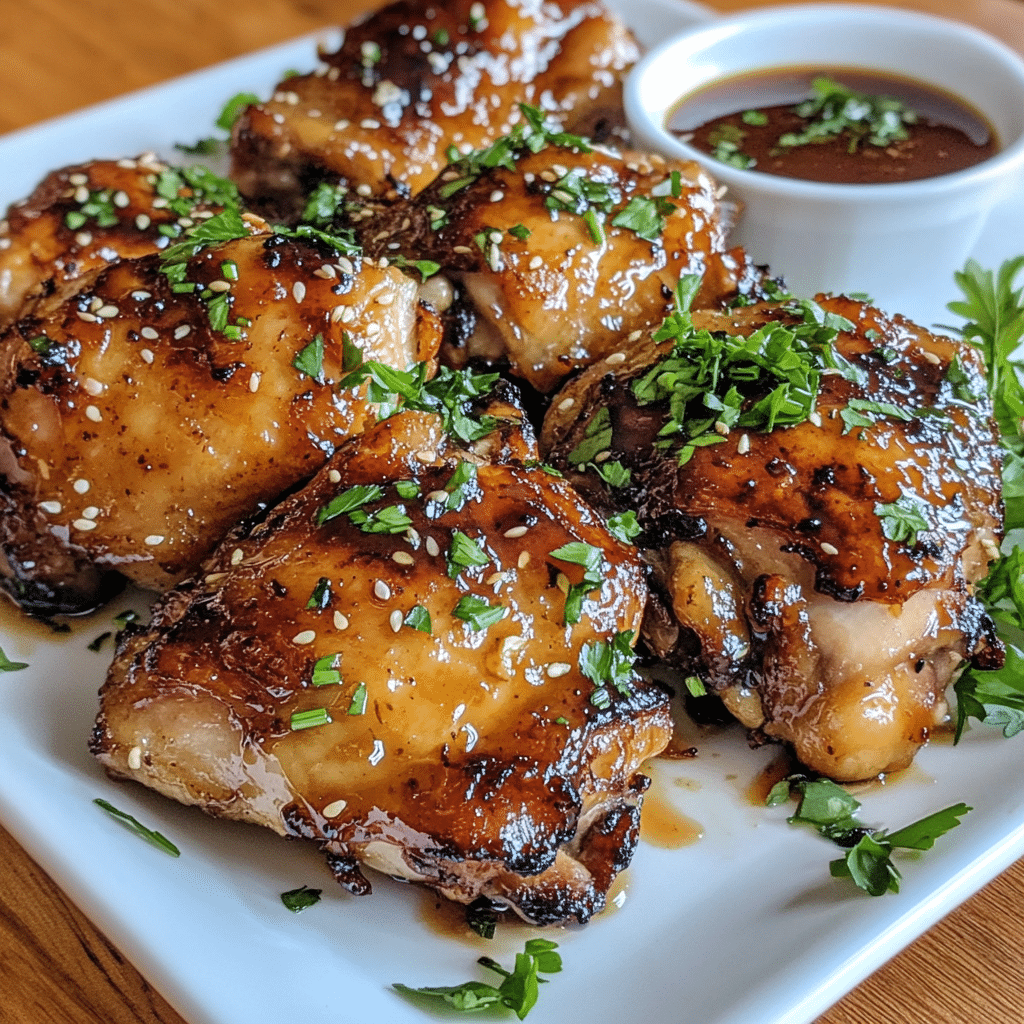 Crispy Honey Garlic Chicken Thighs for Game Day Feasts — chef-tested restaurant-quality photo