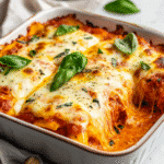How to make Fire-Kissed Cheddar Pizza Casserole with Butter Kick — key cooking step