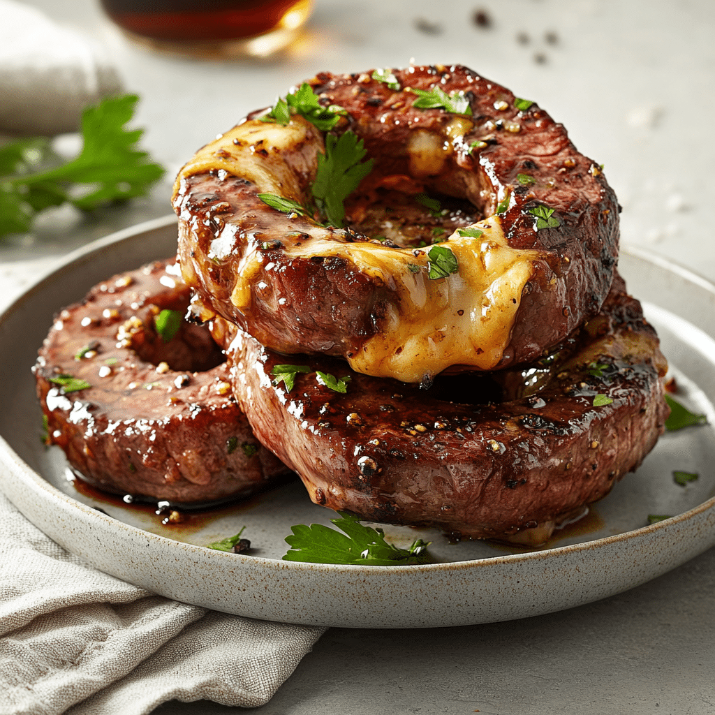 Glazed Maple Ribeye Ring Stuffed — chef-tested restaurant-quality photo