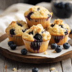 How to make Gluten Free Blueberry Muffins for a Healthy Treat — key cooking step