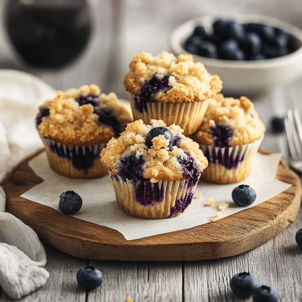 Gluten Free Blueberry Muffins for a Healthy Treat — chef-tested restaurant-quality photo