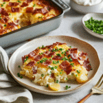 How to make Heartwarming St. Patrick's Day Bacon Casserole — key cooking step