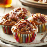 How to make Maple Bacon Pecan Pie Muffins — key cooking step