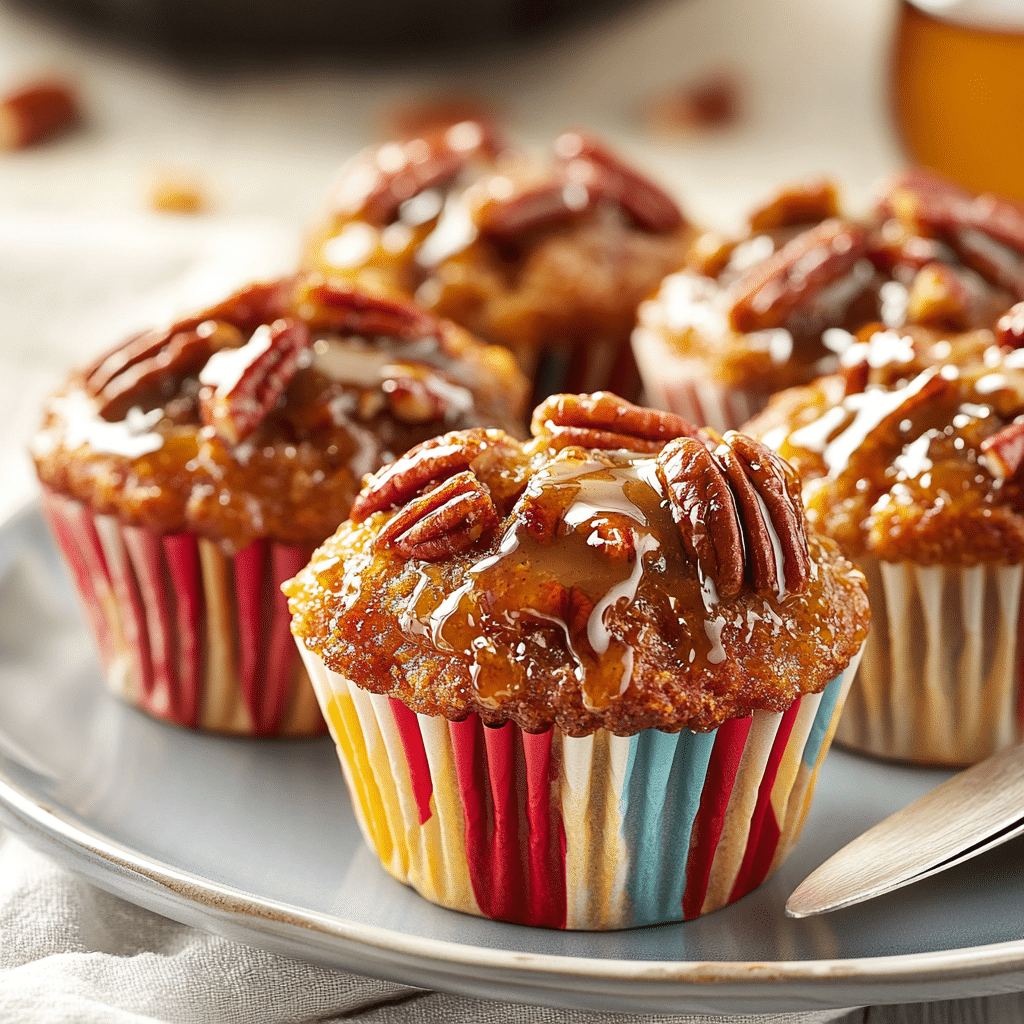 Maple Bacon Pecan Pie Muffins — chef-tested restaurant-quality photo
