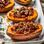 How to make Maple Pecan Bacon Stuffed Sweet Potatoes — key cooking step