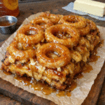 How to make Ooey-Gooey Butter Onion Rings Slab With Honey-Butter Glaze — key cooking step