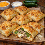 ooey gooey jalapeno pork roast pockets with parmesan crunch step