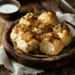 How to make Roasted Onion Biscuit Bombs — key cooking step