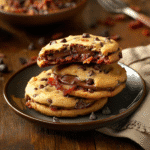 How to make Savory Bacon Chocolate Chip Cookie Sandwiches — key cooking step