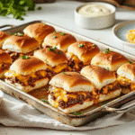 How to make Savory Ranch Sliders Sheet Pan — key cooking step