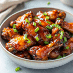 How to make Spicy Honey Garlic Chicken Wings for Game Day Fun — key cooking step