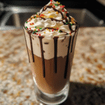 How to make Spiked Hot Chocolate Milkshake with Maple Whip — key cooking step