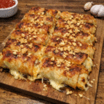 How to make Triple-Cheese Garlic Egg Rolls Slab — key cooking step