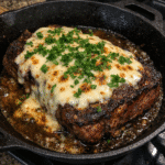 How to make Cajun Mozzarella Ribeye Slab — key cooking step