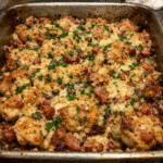 How to make Crispy Garlic Chicken Pull-Apart With Bacon Kick — key cooking step